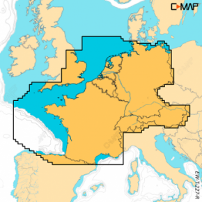 CARTE C-MAP NORD EST EUROPE - REVEAL X
