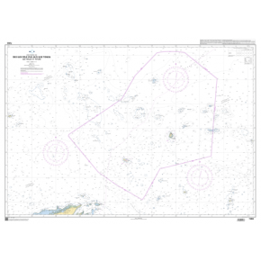 SHOM 7283-CA CARTE À PLAT :  DES ÎLES FIDJI (FIJI) AUX ÎLES TONGA  